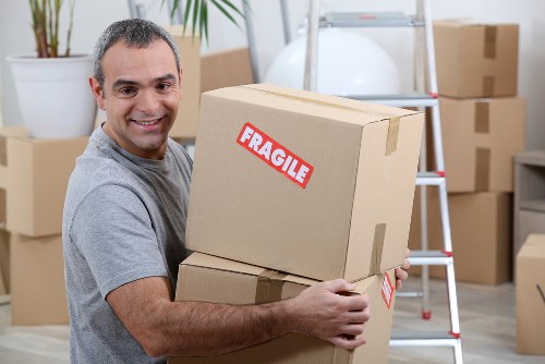 Commercial moving team planning an office relocation in Hammersmith
