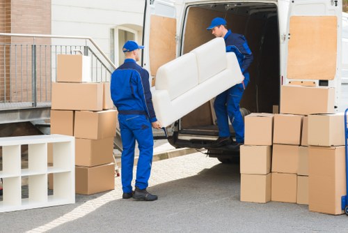 Organised packing of fragile items and office materials