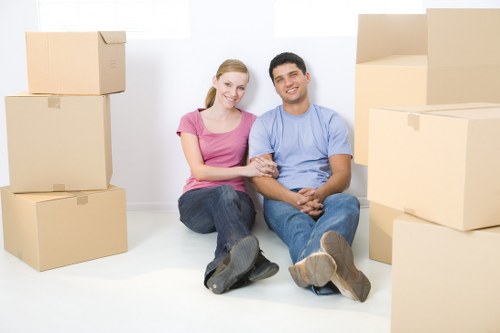 Local Hammersmith moving team handling access and stairs