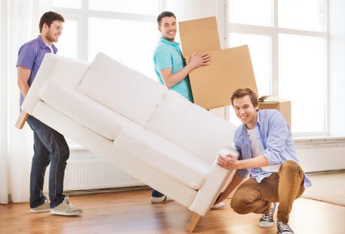 Loading and access planning for a commercial move near Hammersmith