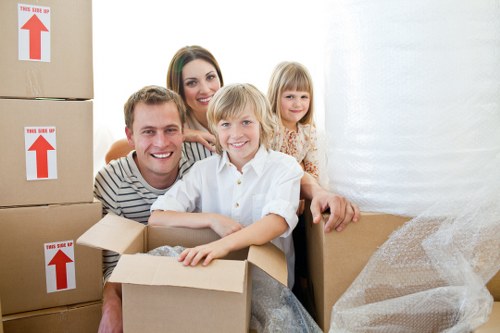 A professional moving team handling access and parking challenges in Hammersmith