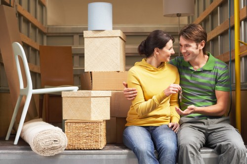 Careful packing and loading for a Hammersmith apartment move
