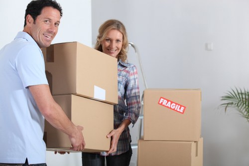 Sturdy cardboard boxes and protective wrapping for West London moving needs